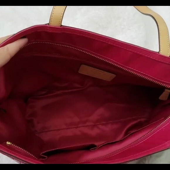 COACH Poppy Signature tote Quilted leather 18676 - Picture 6 of 9